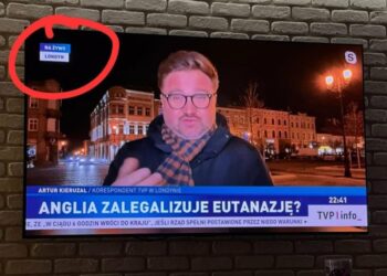 Kpina z widzów na antenie TVP. Korespondent miał być w Londynie, a nadawał z… Kępna