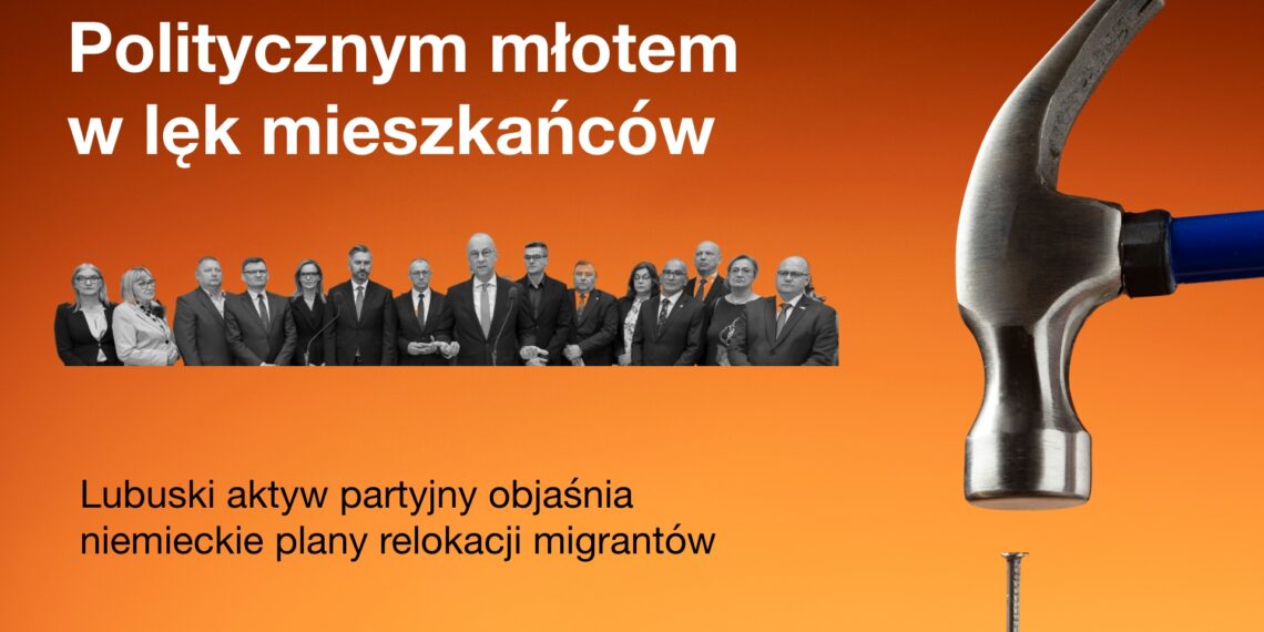 Jak lubuski aktyw partyjny wyjaśniał Lubuszanom migrantów z Niemiec