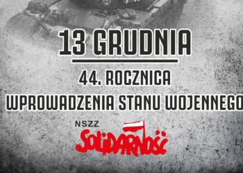 Solidarność zaprasza na obchody 44. rocznicy wprowadzenia stanu wojennego